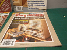 4 Shop Notes woodworking magazines Dovetail Jig, Table saw Jig, Router Projects