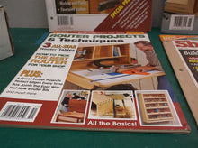 4 Shop Notes woodworking magazines Dovetail Jig, Table saw Jig, Router Projects