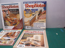 4 Shop Notes woodworking magazines Dovetail Jig, Table saw Jig, Router Projects