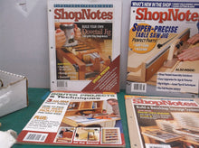 4 Shop Notes woodworking magazines Dovetail Jig, Table saw Jig, Router Projects