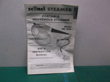 Manual only for A SCUNCI STEAMER ss-10000