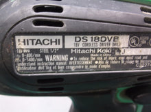 Hitachi Koki Cordless 18V Drill Driver DS18DVB 1/2" Chuck - Tool Only sn 140274