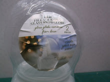 Playground Fill Your Own Glass Snow Globe WHITE