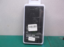 Black clear view standing cover phone case for samsung galaxy 20/note 20 ultra