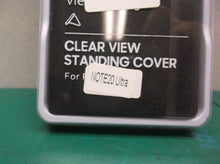 Black clear view standing cover phone case for samsung galaxy 20/note 20 ultra