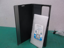Black clear view standing cover phone case for samsung galaxy 20/note 20 ultra