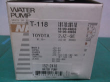 NPW Water Pump T118 w damaged gasket fits Lexus GS300 SC300 Supra