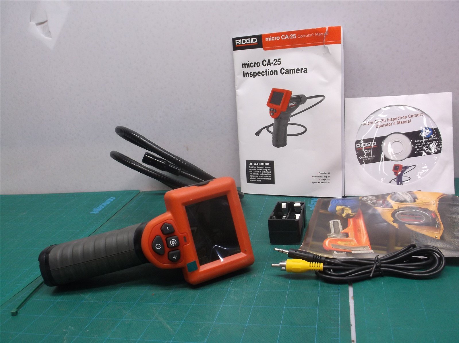 Old Ridgid Color Camera Ridgid micro CA-25 Digital Inspection Camera – CEA_Services
