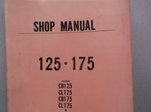 1967 Honda CB CL 125 175 Factory Service Repair Shop Manual
