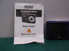 Vivitar ViviCam X029 Digital Camera Purple Power on tested Only No Battery