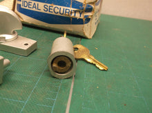 Vintage Storm / Screen Door - Knob Latch Silver Ideal Security Hardware
