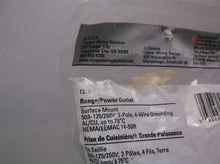 COOPER 50A - 125/250V SURFACE POWER RECEPTACLE #1212, POWER OUTLET