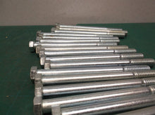 (17)7/16-14 x 5" Hex Bolt Zinc Plated Grade 5 Cap Screw Coarse Partial Thread MF