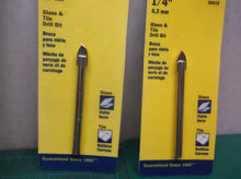 lot of 4 Irwin 50516- 1/4" Glass and Tile Drill Bit