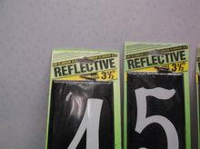 4-5-6-8 Hy-Ko CA-25 3-1/2 in. Reflective White Aluminum Nail-On Number