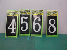 4-5-6-8 Hy-Ko CA-25 3-1/2 in. Reflective White Aluminum Nail-On Number