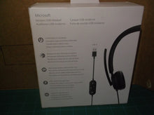 Microsoft Modern USB-A Headset - Wired, On-Ear Stereo Headphones with Microphone