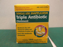 Taro Snapplicator Triple Antibiotic Ointment 144 Pack Touchless Applicator 04-23