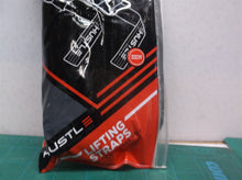Hustle Athletics Weight Lifting Straps with Silicone Grip Soft Cotton