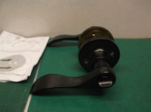 1 Pack Wave Style Door Lever Handle for Ext/Int Matte Black Reversible no keys