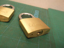 abrafox solid brass same keyed padlock keyed alike locks 40mm 2pack 3keys