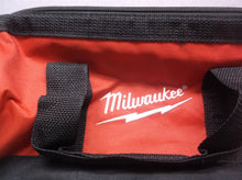 Milwaukee Heavy Duty Canvas Tool bag 13"X 8"X 7"~Red~Zipper~Tote~Pouch~902048019
