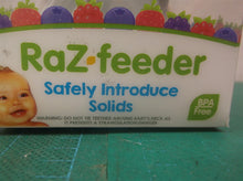 RaZbaby Baby Solids/Frozen Fruit Feeder Pacifier, Infant Teether Toy 6M+