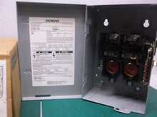Siemens LF211NU 30A 120/240V 240W 10,000 AIC 2-Pole 3-Wire Fusible Safety Switch