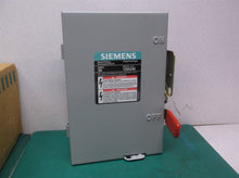 Siemens LF211NU 30A 120/240V 240W 10,000 AIC 2-Pole 3-Wire Fusible Safety Switch