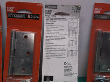 lot of 5 3-1/2 in. zinc plated utility hinge
