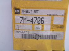 7M4706 V-BELT SET Caterpillar parts 12E 3126B 3176C 3196 517 527 627B C-10 C-12
