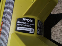 RYOBI 40V Cordless Leaf Blower RY40406 Jet Fan Technology TOOL ONLY 19223d010391