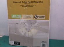 Hampton Bay White Alabaster Glass LED Ceiling Fan Light Kit 1001352568