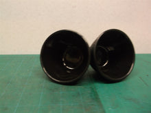 2 Cast Iron Tea Cup Teacup/Black Hobnail