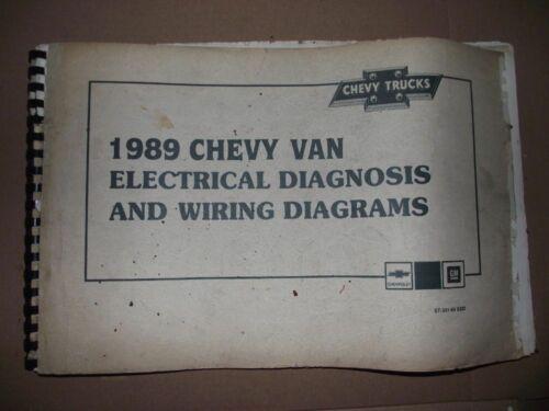 1989 Chevy Van Electrical Diagnosis and Wiring Diagrams Manual