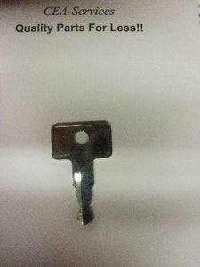 (1) Key Fits John Deere Ag Tractor Combine Landscape Loader Compact Utility E1