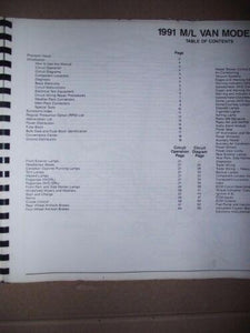 1991 Chevy Astro Van Electrical Diagnosis and Wiring Diagrams Manual