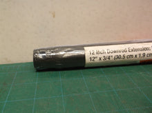 12 in Matte Black Ceiling Fan Extension Down rod for 10 ft ceilings