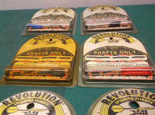 6 packages of revolution dart shafts