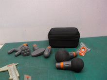 Sharper Image Power Percussion Deep Tissue Massager 243759 accessory kit w/case