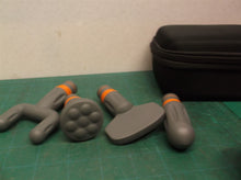 Sharper Image Power Percussion Deep Tissue Massager 243759 accessory kit w/case
