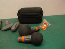 Sharper Image Power Percussion Deep Tissue Massager 243759 accessory kit w/case