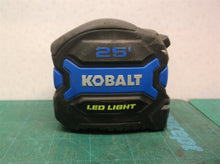 Kobalt 25ft wide blade LED tape measure rechargeable