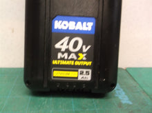 Kobalt 40V Max Lithium-ion Battery 2.5 Ah KB 2540C-06