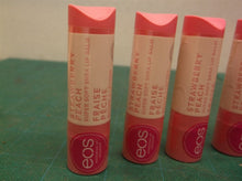5 Tubes EOS Strawberry Peach Super Soft Shea Lip Balm 0.14 oz Each New Sealed
