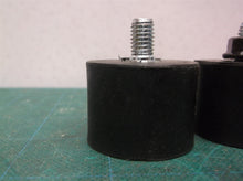 5140175-24 Lot of 2 RUBBER Feet missing 1 nut from a Dewalt DXGNR8000 Generator