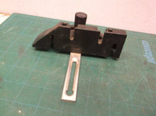 Small miter gauge with 1/2" wide rail