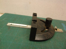 Small miter gauge with 1/2" wide rail