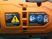Ridgid R86240B 18V Brushless Oscillating Multi-Tool with saw head cs21182nm20029