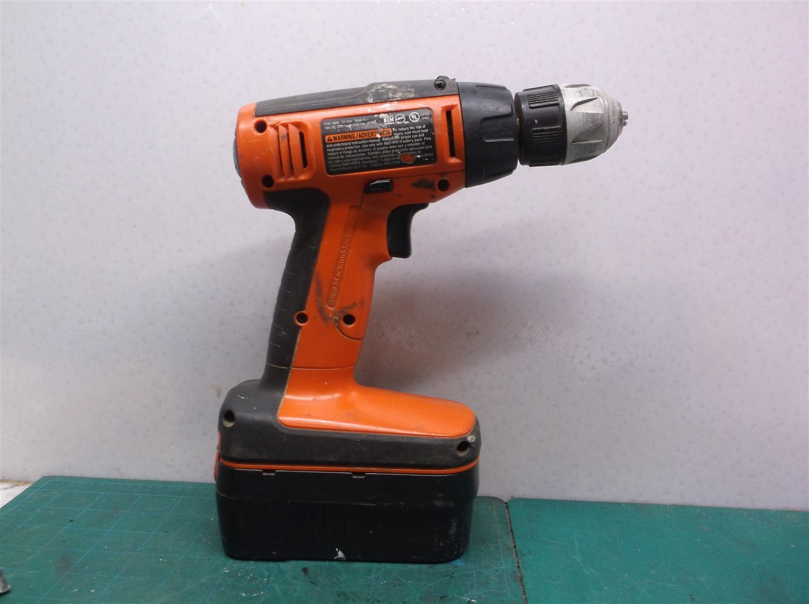 Black & Decker Cordless Drill, 18V Single Source Model CDC 1800